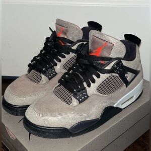Air Jordan 4 Retro Men's Sneakers - Taupe Haze